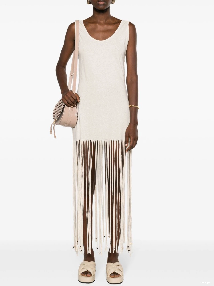 Cheap Women dress maxi Monsoon Alanui fringed 0805